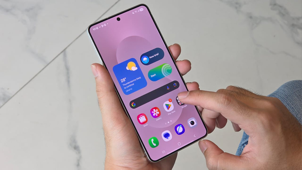 galaxy S25 edge tipis adem produktif