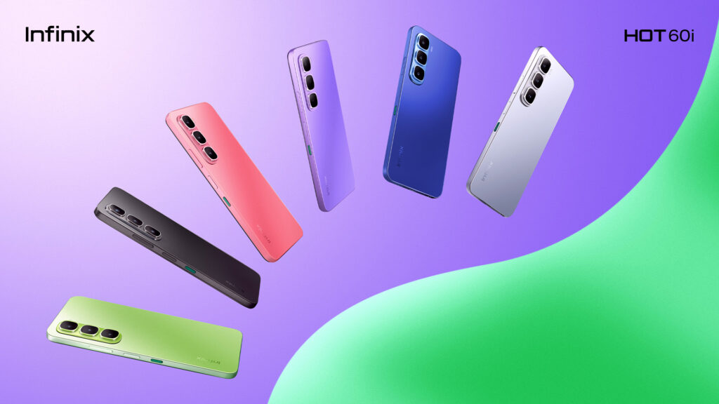 infinix hot60i all colors