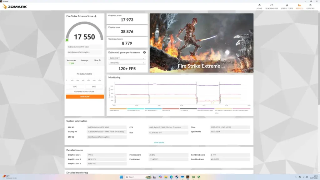 3DM Fire Strike Extreme res