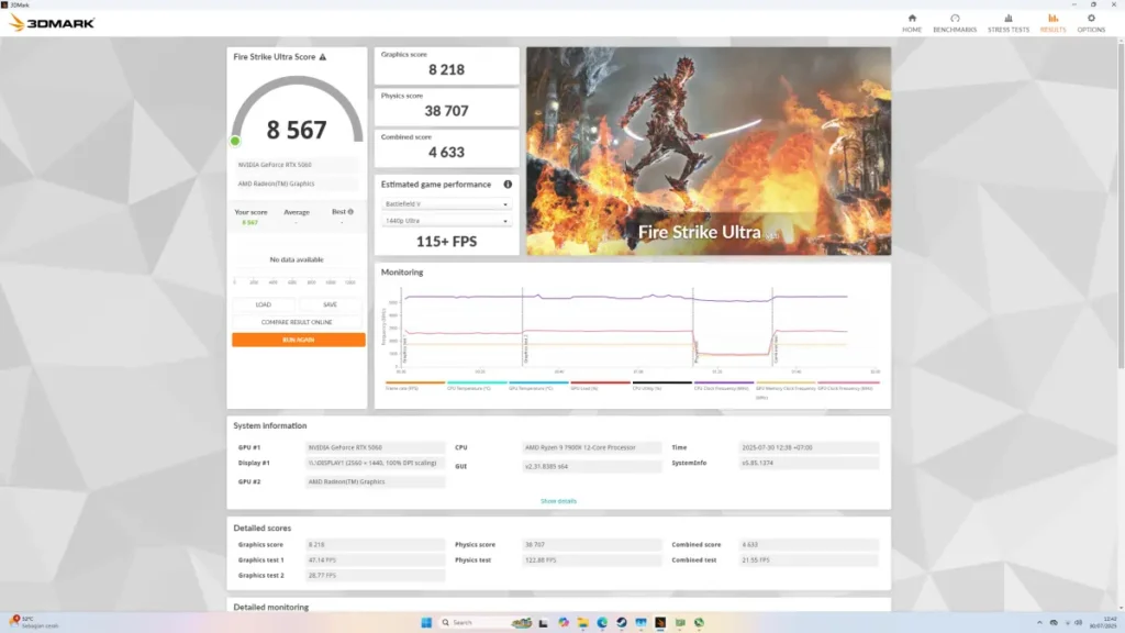3DM Fire Strike Ultra res