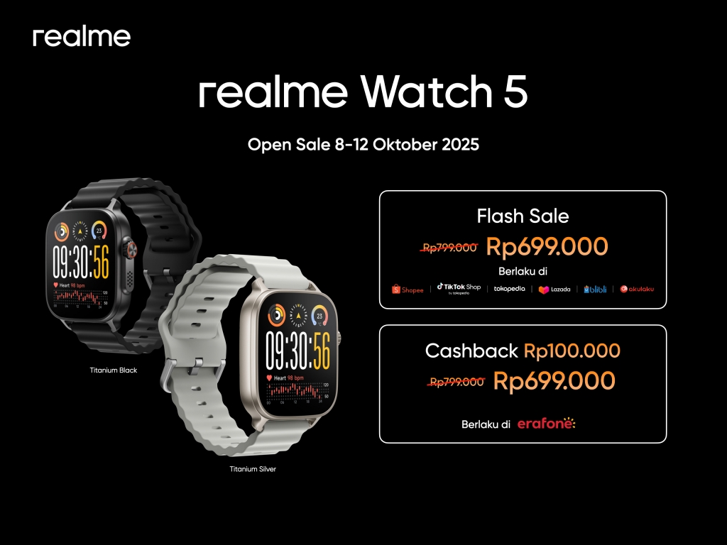 realme Watch 5 Flash Sale Price