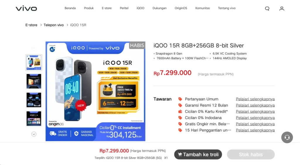 harga iqoo 15r