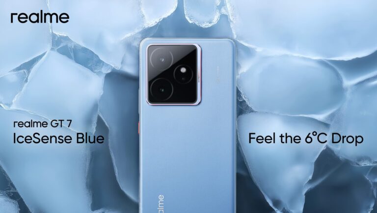 realme GT 7 IceSense Blue scaled e1747647992994