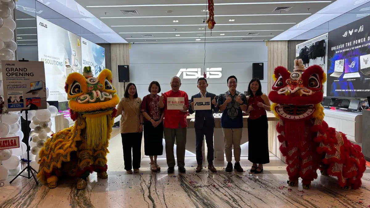 peresmian asus exclusive store summaarecon mall bekasi